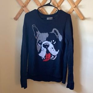 Navy Dog Sweater
